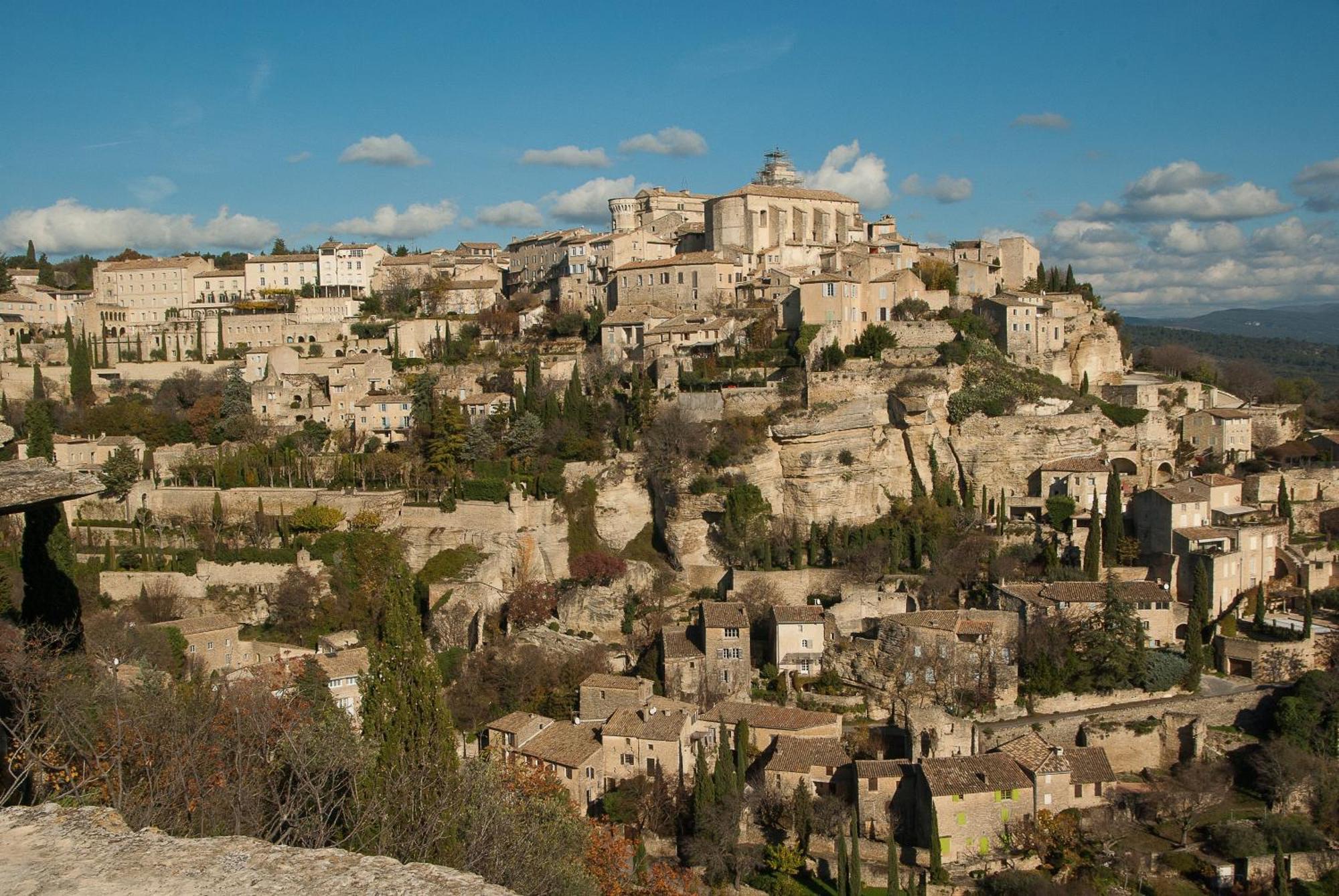 Lou Karo - Piscine Partagee - Parking Prive Villa Gordes Exterior foto